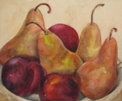 <h5>Autumn Pears, SOLD</h5>
